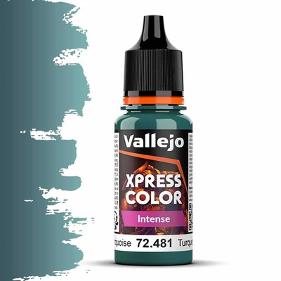 VALLEJO 72481 Xpress Color Intense - Heretic Turquoise 18ml (Acrylic Paint)