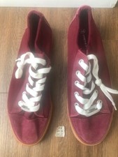 Men's FCUK Suede and Canvas Shoes. Size 10. New