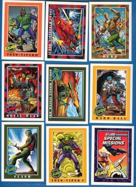 20 All Different G.I. Joe Trading Cards 1991 | eBay