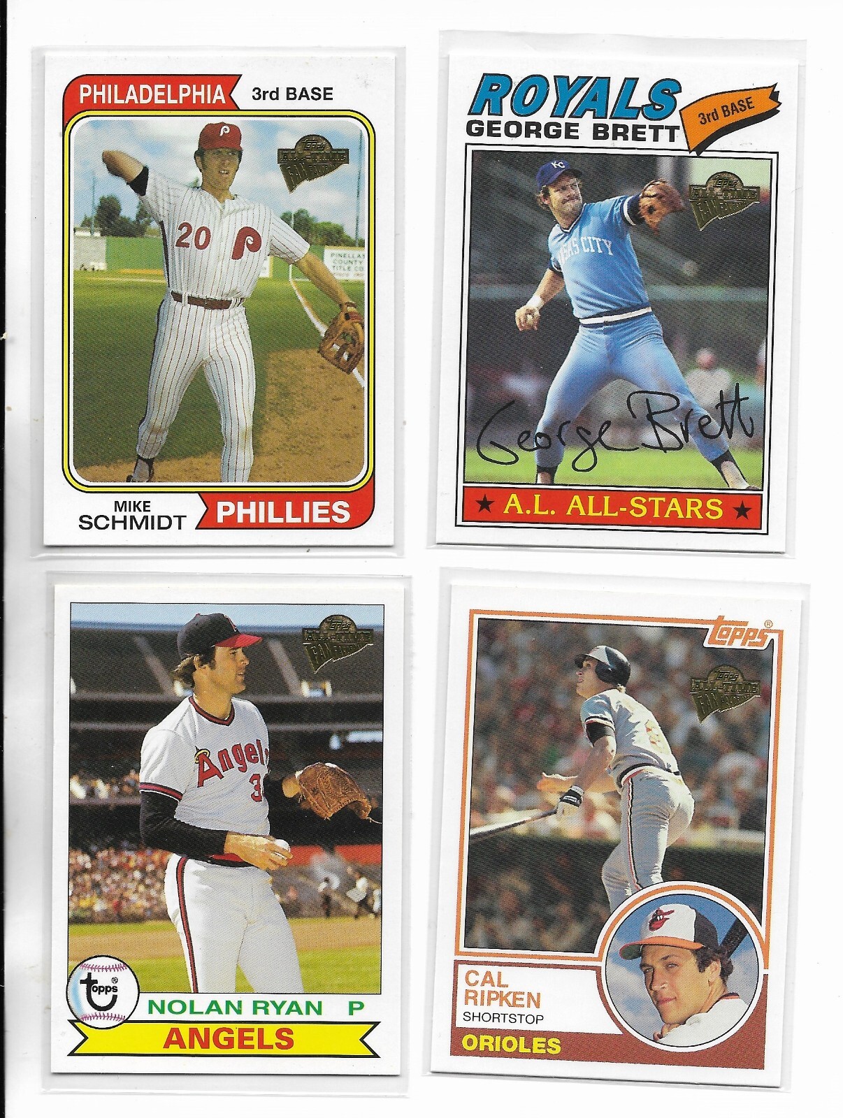 2004 Topps All-Time Fan Favorites PICK-A-CARD Schmidt Ryan Brett Ripken