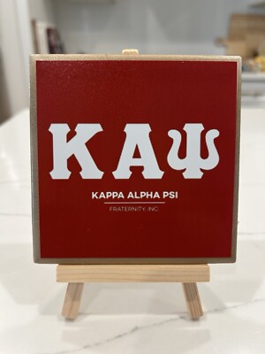 Kappa Alpha Psi Fraternity Ceramic Coaster Set (4)
