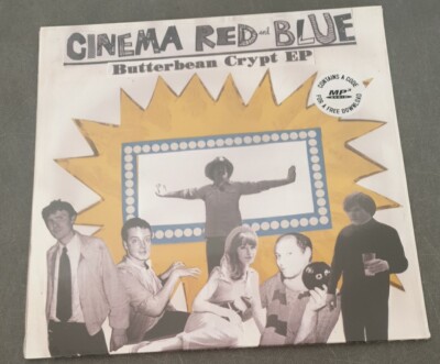 Cinema Red and Blue Butterbean Crypt EP 10'' vinyl UK Fortuna Pop 2011 limited