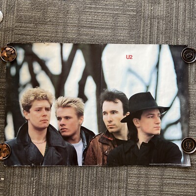 Rare Vintage 1983 Forty Seconds Inc. U2 Music poster Anton Corbijn Photo | eBay Rare Vintage 1983 Forty Seconds Inc. U2 Music poster Anton Corbijn Photo | eBay