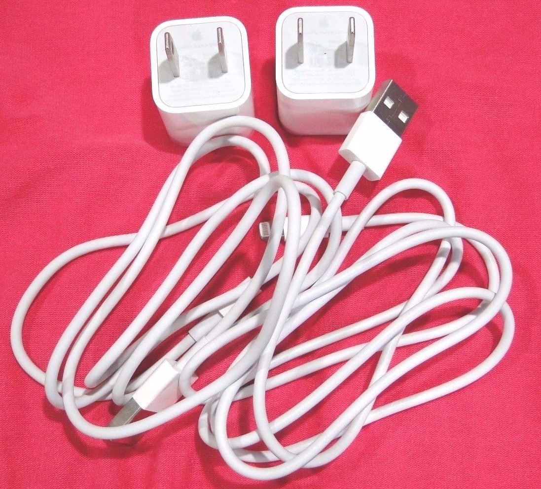 2X Genuine OEM Original Apple iphone 14 13 12 11 XS Charger Data
