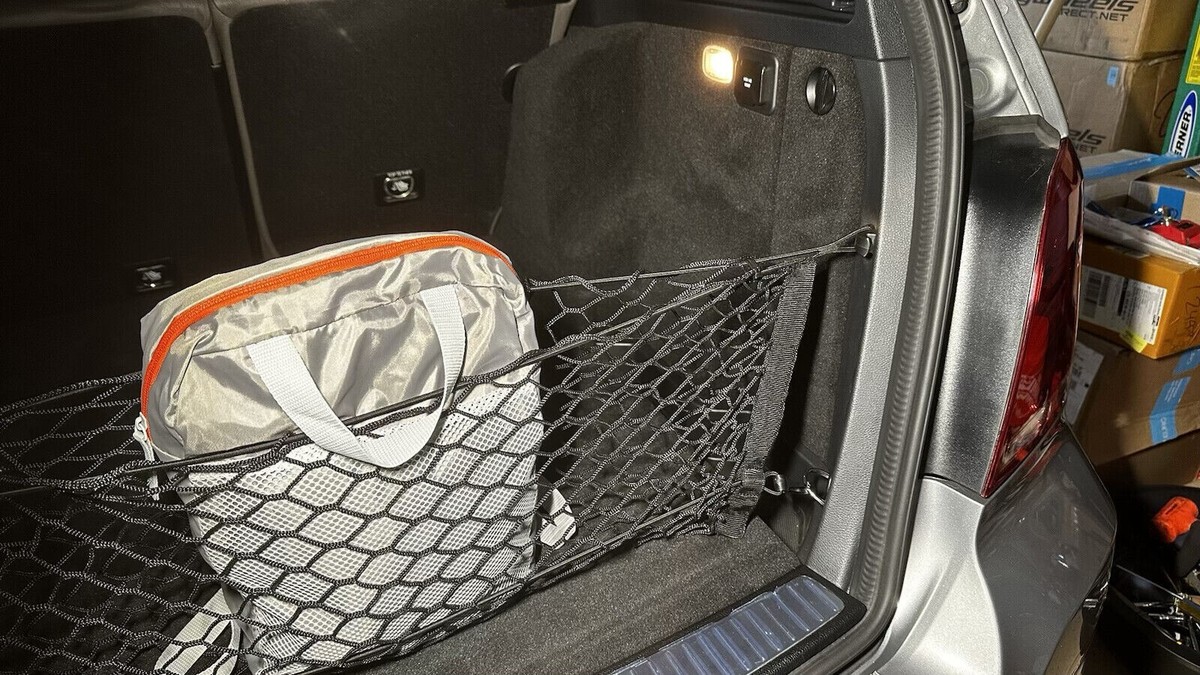 For Mercedes Benz Vito V Class W447 V260, 70cm * 70cm 4 Hooks Trunk Luggage Net Mesh Organizer
