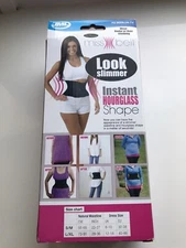 JML Black Look Slimmer Instant Hourglass Shape Miss Belt New Size S/M 6/10