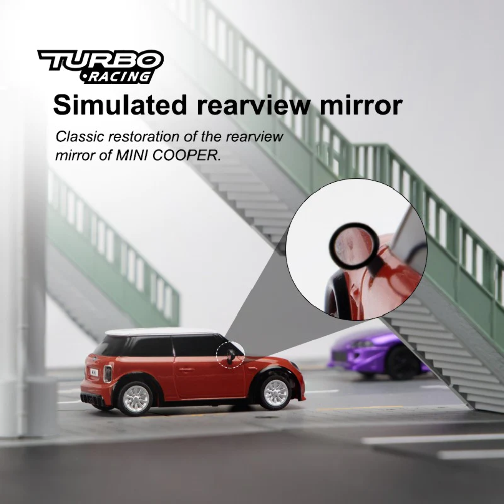 Turbo Racing Mini Cooper 1:76 RTR - RED | eBay
