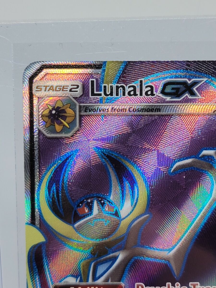 Lunala GX 141/149 Sun & Moon - NM Ultra Rare Full Art Pokemon Card