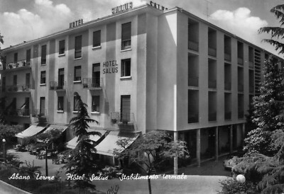PADOVA. Hotel SALUS in ABANO TERME. Vg. c/fr. 1955.