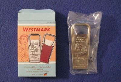 WESTMARK Monopol HERMETUS BOTTLE OPENER & RESEALER (SODA BEER WINE) GERMANY NEW
