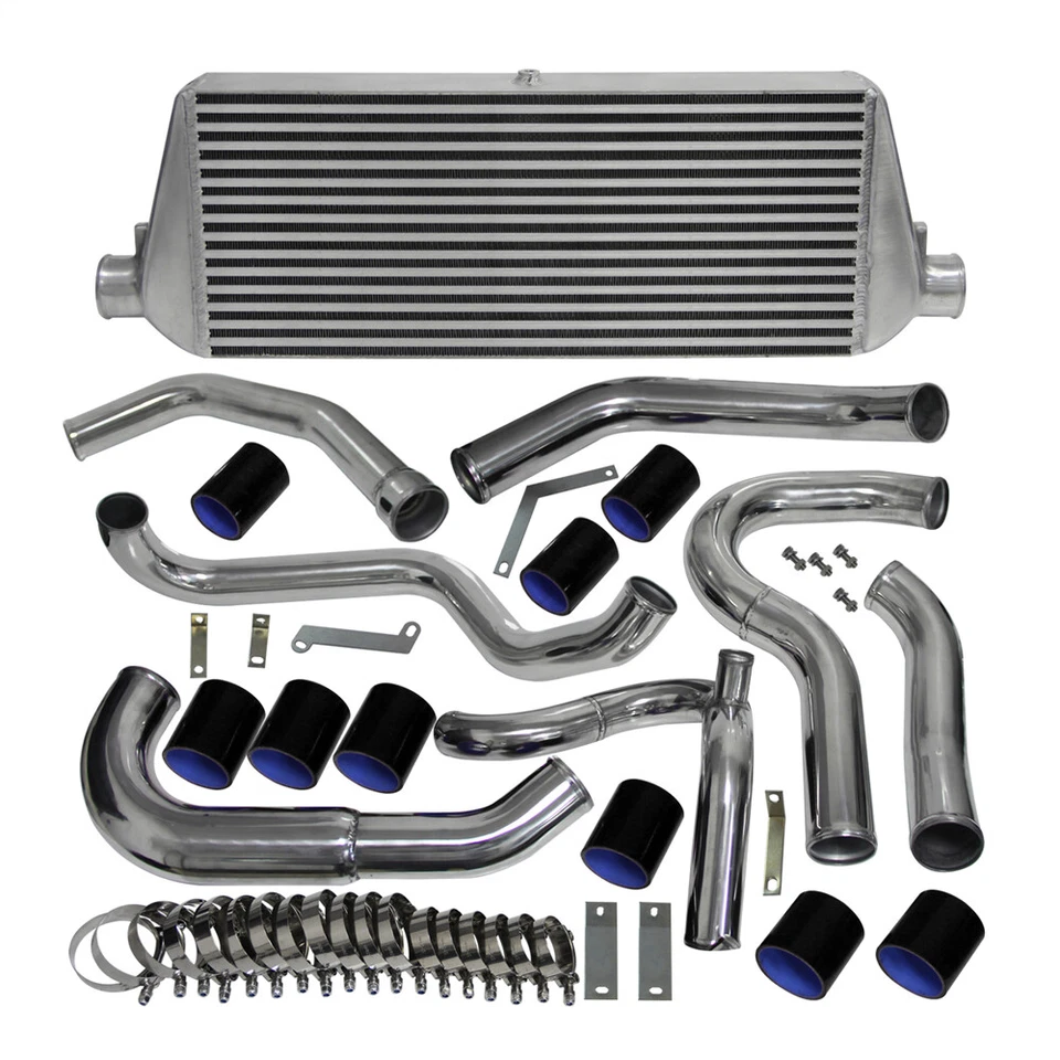 Front Mount Turbo Intercooler Kit For Subaru WRX STI Impreza GDA GDB 2.0L 00-05  — 第 2/4 张图片