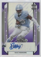 2021 Leaf Metal Draft Purple Rainbow 16/25 Dazz Newsome #BA-DN1 Auto n0c