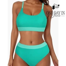 Zando Crop Bikini Swimsuit Size M