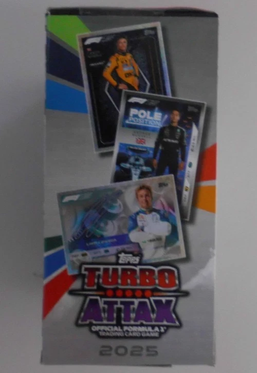 Full Sealed Box (24 packets) Topps F1 Turbo Attax 2025 Trading Cards Collection - Image 3 of 4