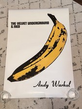 Vtg Original The Velvet Underground & Nico Andy Warhol Banana Poster