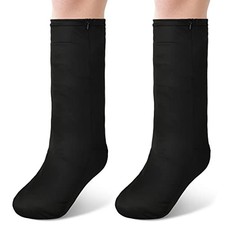 2 Pcs Leg Cast Cover, Medium Short Cast Sock Cover Below The Knee Leg Black