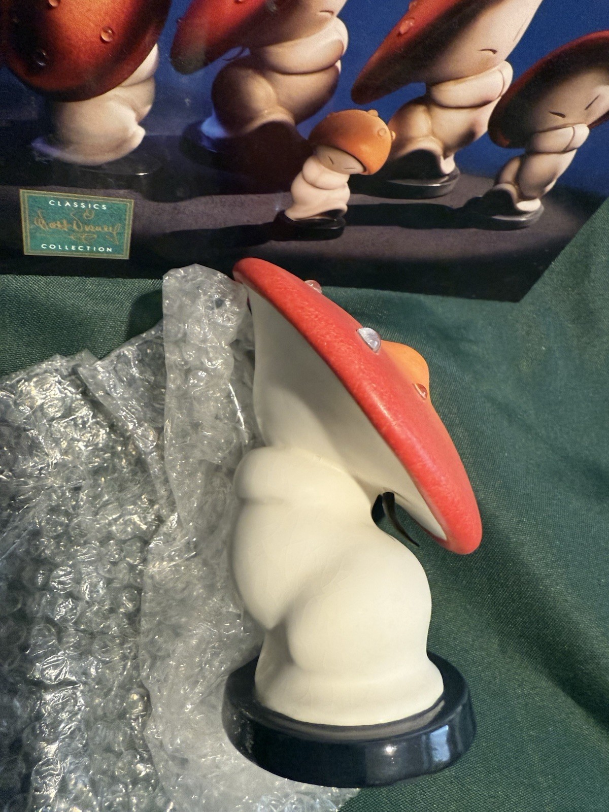 WDCC Disney 4” Mushroom Dancer Figurine from FANTASIA Postcard Included. No Box