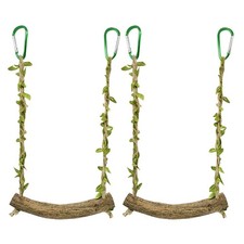 Bird Cage Landscaping Parrot Swing Toy Bird Climbing Interactive Ladder8334