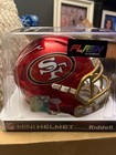 Ricky Pearsall autographed mini flash alternate 49er's helmet beckett certified — photo 1