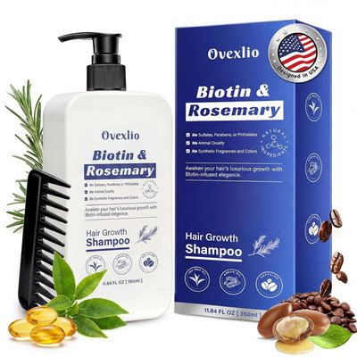 Hair Growth Shampoo with Biotin & Rosemary for Thinning Hair for Women, Anti Hai