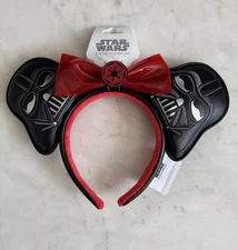 🔥Disney Parks - DARTH VADER - Ear Headband - Star Wars💥