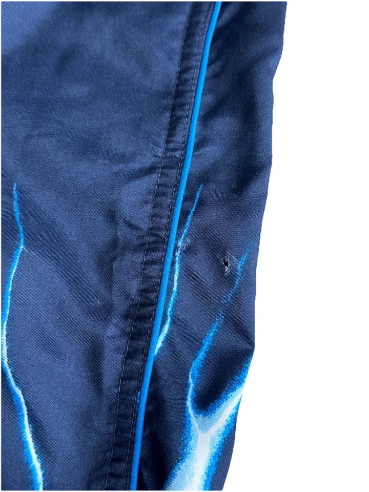 Pantalones Cortos de Natación Nike Vintage Y2K Azul Llamas Talla Grande Juvenil 30’ Cintura Foto 4 de 4
