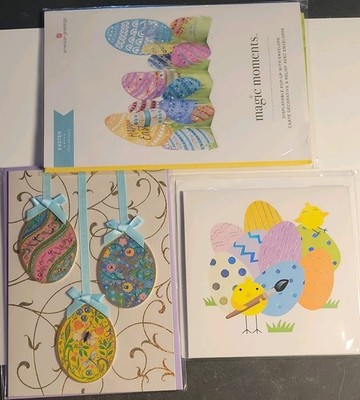 American Greetings Papyrus Easter Pop-Up Greeting Card Set of 3 Cards Set #7