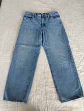 Madewell The Perfect Vintage Straight Jean 31 Light Wash High Rise Denim