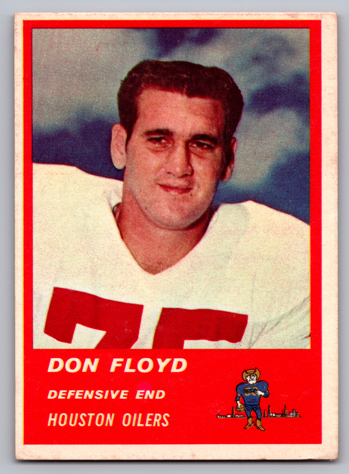 1963 FLEER #43 DON FLOYD OILERS