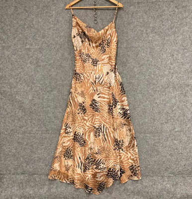 Misha Collection Dress Womens Size 12 Tashana Multicolour Lined Midi Party 44501