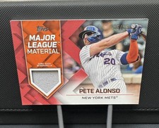Topps Update Series Pete Alonso #MLM-PA Major League Material Red /25 Mets Card