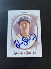 Drew Smyly Signed 2017 Topps Allen & Ginter #323 Card Seattle Mariners Auto COA