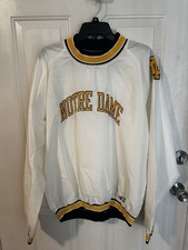 Vintage Champion Notre Dame Nylon Pullover Windbreaker Jacket Size XL