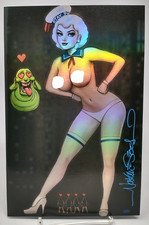 ZIRTY GIRLZ - STAY PUFF GHOSTBUSTER FOIL TOPLESS - NATHAN SZERDY - FIRMADO