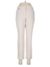 Adrianna Papell Women Ivory Casual Pants 6