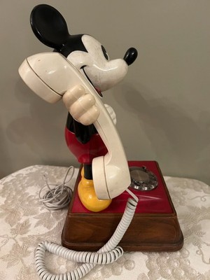 Vintage The Mickey Mouse Phone Rotary Dial Telephone 1976 Walt