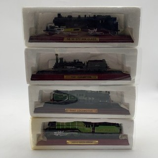 Lot of 4 Locomotive Display Models LNER V2 Green Arrow Shay Crampton