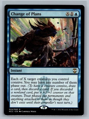 Magic MTG Commander: Streets of New Capenna Change of Plans #024/093 TCG CCG