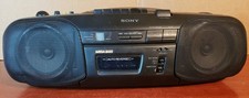 Sony CD Radio Audio Cassette Tape Player Model CFD-17 1995 PARTS OR REPAIR READ 