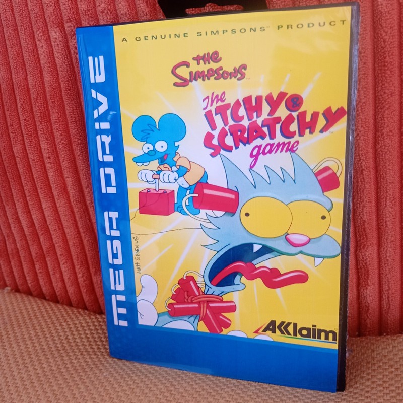 SEGA MEGA DRIVE - ITCHY AND SCRATCHY