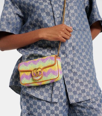 Gucci GG Marmont super mini bag fabric 780182FAC468654 - BNWT | eBay