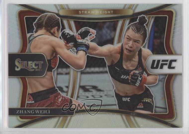 2021 Panini Select UFC Premier Level Silver Prizm Zhang Weili #130 7ba
