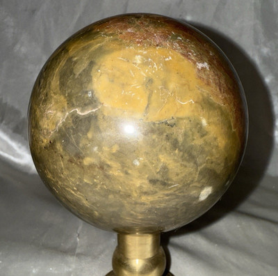 Polychrome Jasper Sphere 1385g Desert Jasper Polished Crystal Madagascar