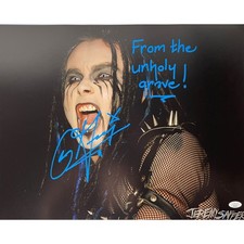 Dani Filth Autograph 16x20 Photo Cradle of Filth Signed JSA COA 4