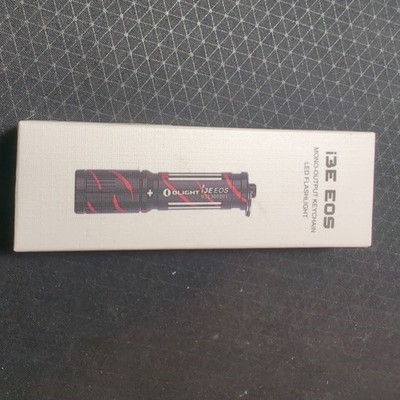 NIB OLIGHT i3E EOS BLACK LAVA LED KEYCHAIN FLASHLIGHT *** RARE ***