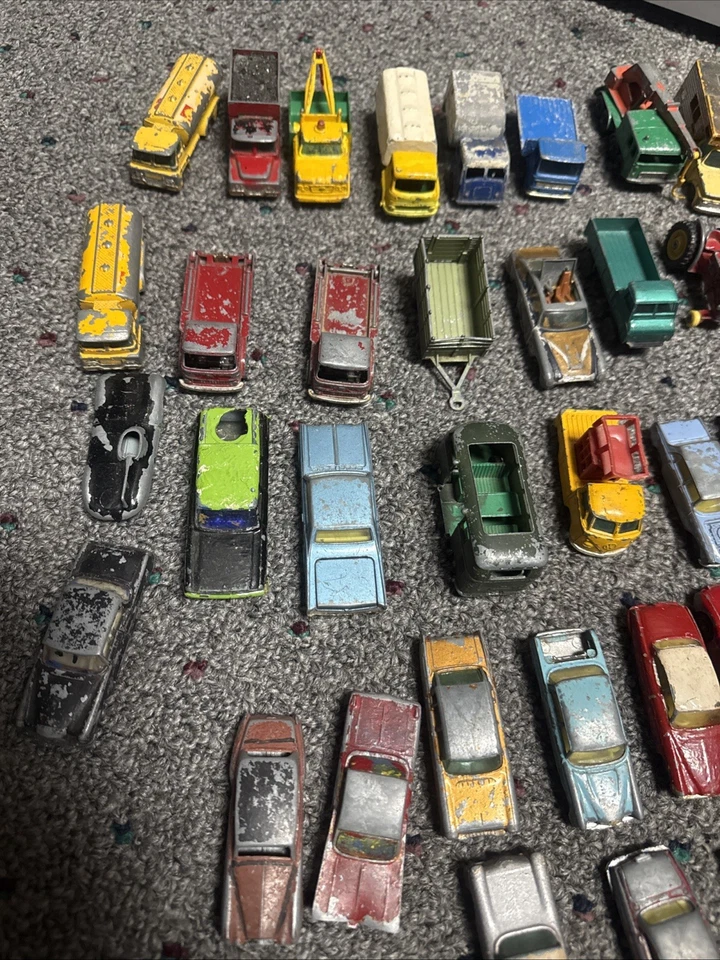 Lote de carros fundidos Husky e Lesley caixa de fósforos antiga - Imagem 2 de 4