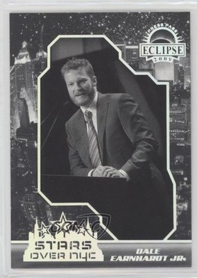 2009 Press Pass Eclipse Stars Over NYC Black & White Dale Earnhardt Jr HOF 0a7