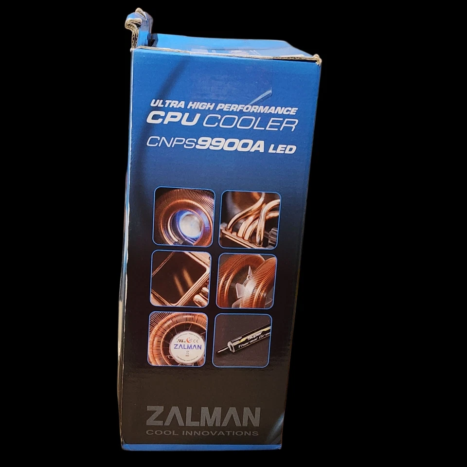 Zalman CNPS9900A LED Copper Ultra High Performance CPU Cooler Socket 1156 1366 - Image 4 of 4