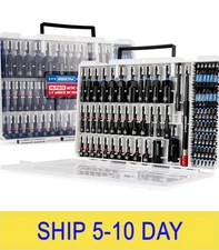 80-Piece Premium Magnetic Impact Nut Driver Set Metric & SAE with Socket Adapter