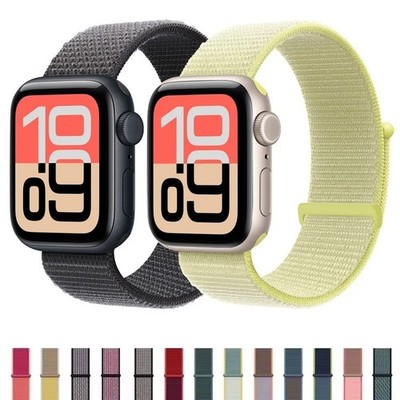 Woven Nylon Band for Apple Watch Sport Loop Series 6/5/4/3/2/1/SE 38/42/40/44mm